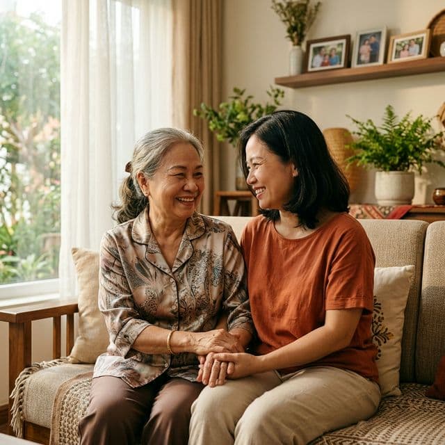 5 cách trò chuyện giúp Ba Mẹ vượt qua cô đơn tuổi xế chiều