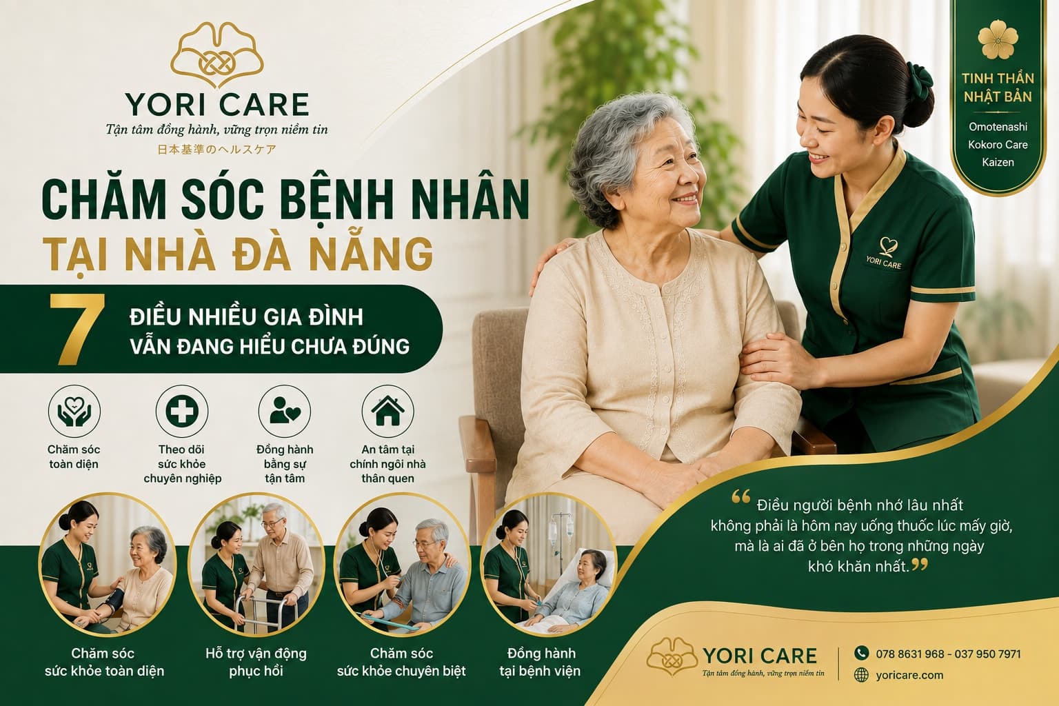 Chăm sóc bệnh nhân tại nhà Đà Nẵng: 7 điều nhiều gia đình vẫn đang hiểu chưa đúng
